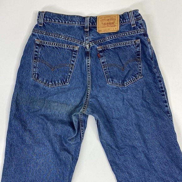 Vintage Levi's 551 Relaxed Fit Tapered Leg 14 Medium USA 90s - Picture 5 of 12